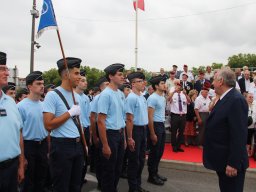 Cérémonie du 14 juillet 2025 à PAU, les Cadets étaient présents.